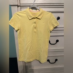🚨LAST CHANCE: Lilly Pulitzer Pale Yellow Polo Shirt size XS
